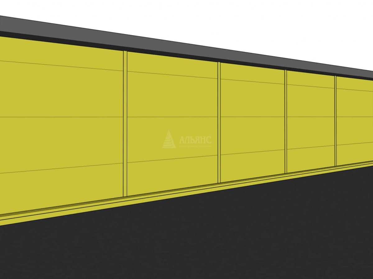 3D визуализация Проект павильона из сэндвич-панелей - фото 8