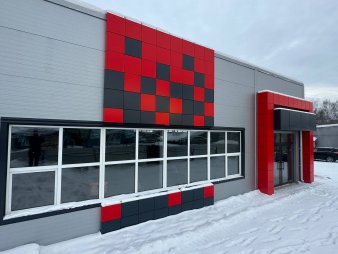 Магазин из сэндвич панелей с холодным складом